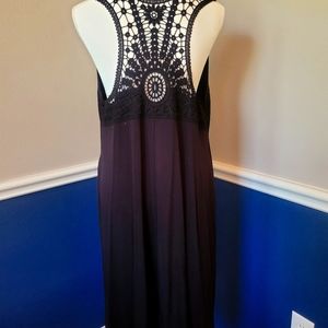 Black Swing Maxi Dress